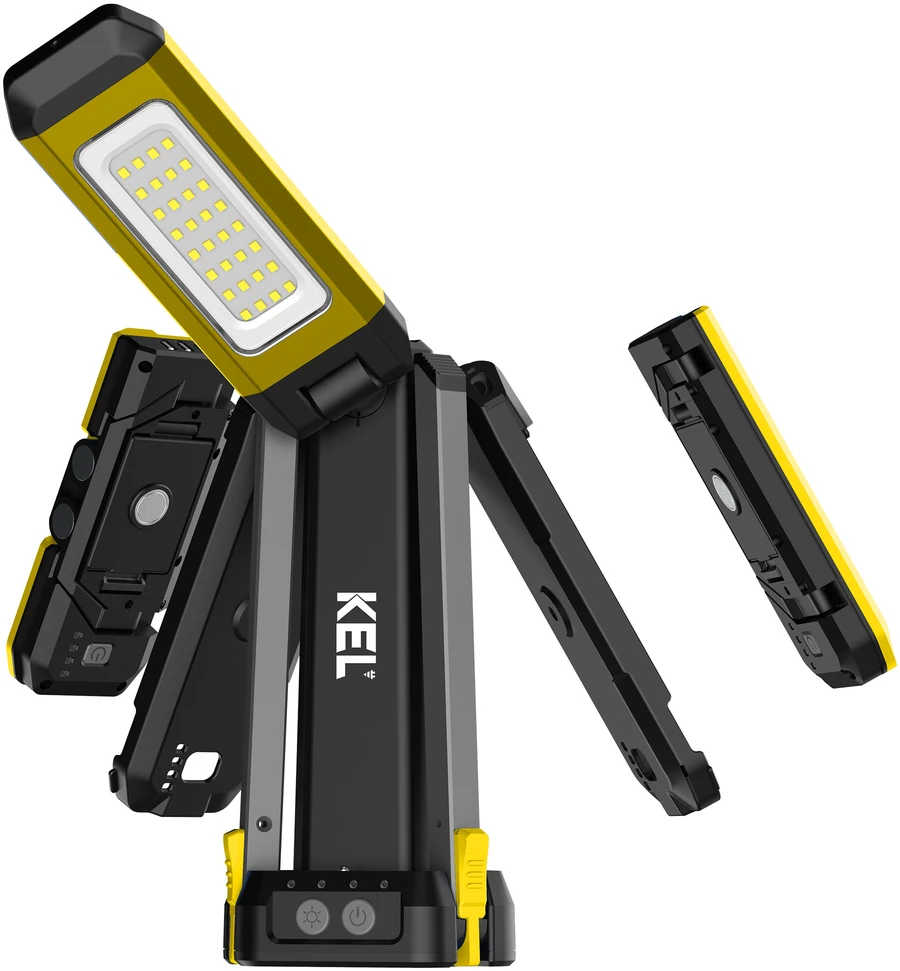 Kel Light Reflektor roboczy potrójny na statywie kel, 40w, 3200 lm, 8000 mah, usb-c, 3-15h, ip54, ik07