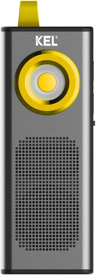 Kel Light Žibintuvėlis inspekcyjna su głośnikiem kel, 500 lm, 2000 mah, usb-c,4-5h, bluetooth, ipx4, ik07