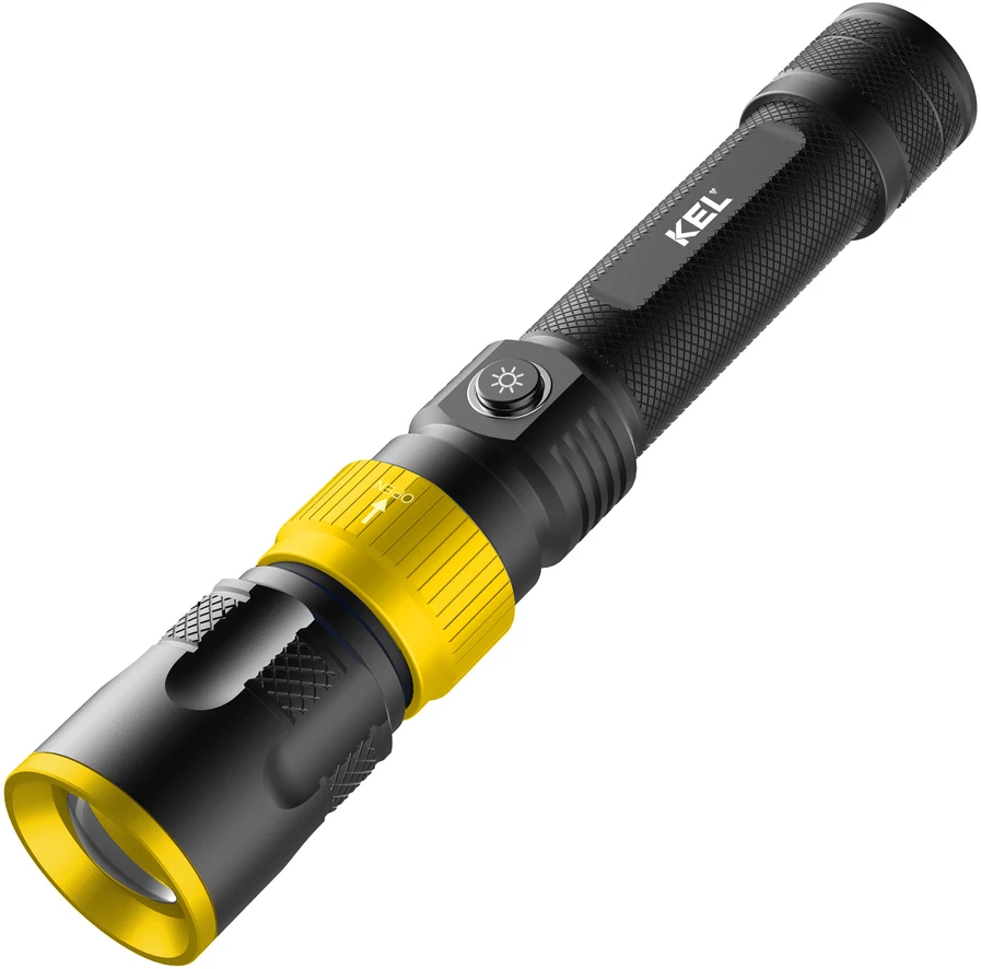 Kel Light Žibintuvėlis su wymiennymi końcówkami kel ? latarka ręczna, giętka i warsztatowa składana, 190-350 lm, 2200 mah, usb-c, ipx4, ik07