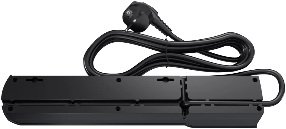 KEL Listwa zasilająca su bezpiecznikiem i układem przeciwprzepięciowym professional, 5 gniazd, 2 porty usb, ilgis 1,5m, 10a, 230v, 2300w, juoda