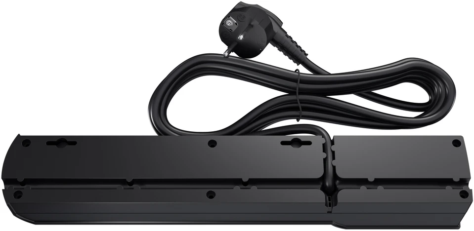 KEL Listwa zasilająca su bezpiecznikiem i układem przeciwprzepięciowym professional, 5 gniazd, 2 porty usb, ilgis 1,5m, 10a, 230v, 2300w, juoda