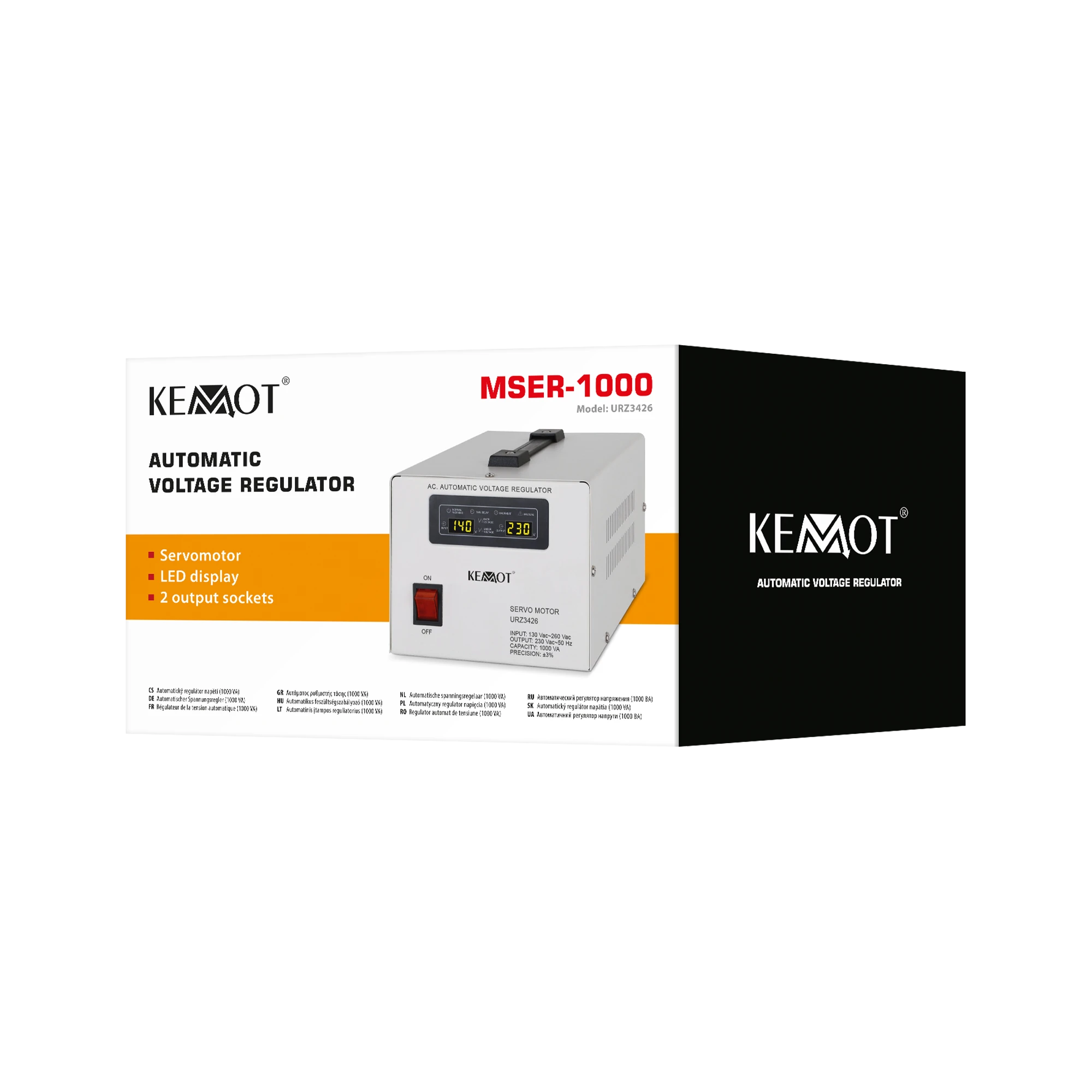 Kintamosios įtampos stabilizatorius KEMOT MSER-1000