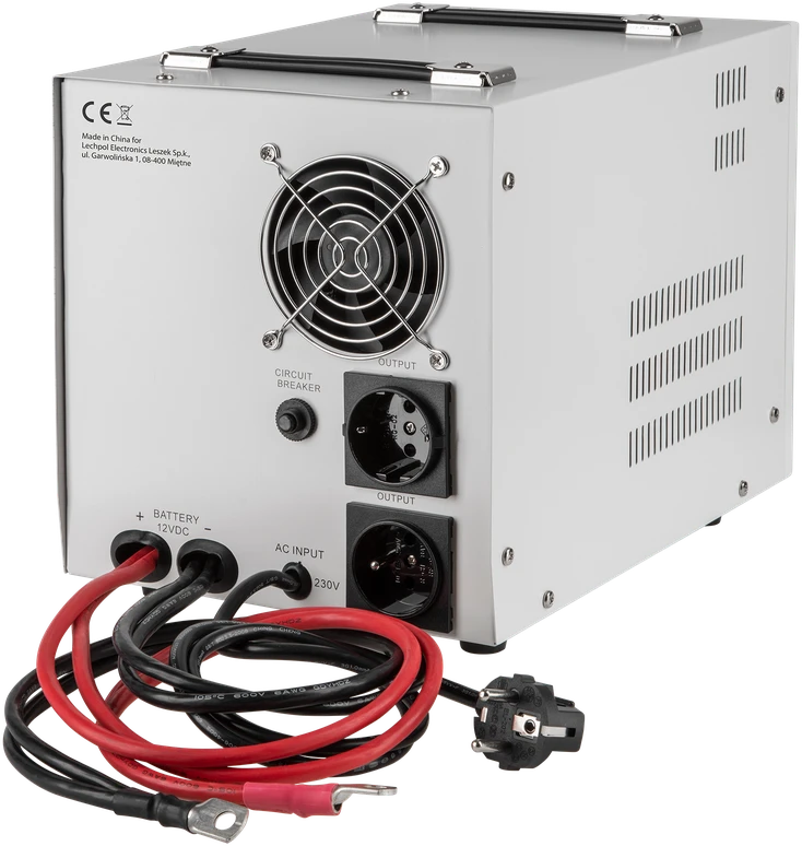 KEMOT PROsinus-2000 nepertraukiamo maitinimo šaltinis su pilna sinusoidė ir įkrovimo funkcija 12V 230V 2000VA 1200W