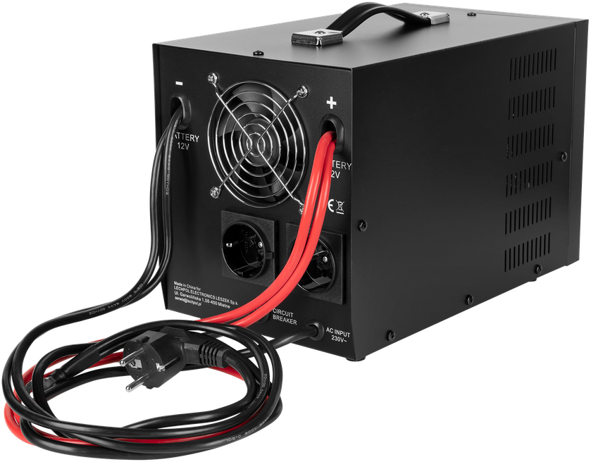 KEMOT PROsinus-2000 nepertraukiamo maitinimo šaltinio grynos sinusinės bangos keitiklis su įkrovimo funkcija 12V 230V 2000VA/1200W