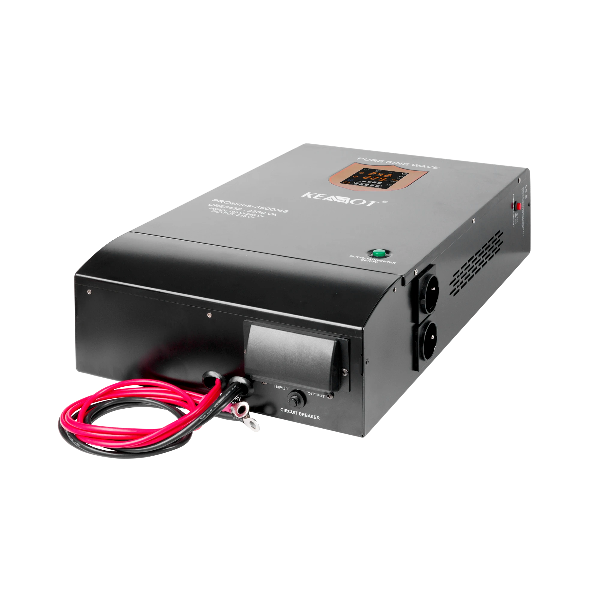 Nepertraukiamo maitinimo šaltinis 48V 230V 3500VA/2400W KEMOT PROsinus 3500