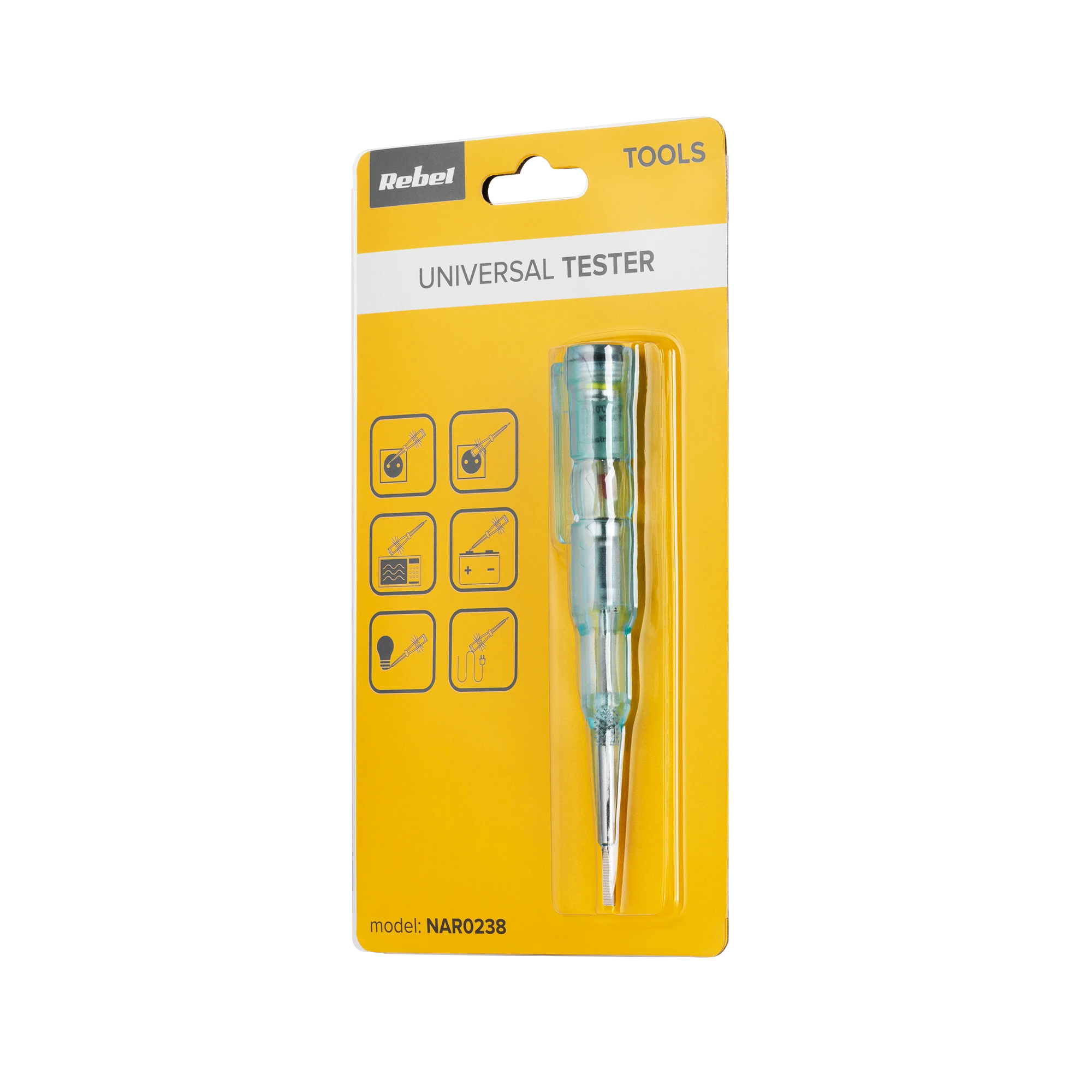 Rebel Kemot Universalus testeris 70-250 VAC 250 VDC