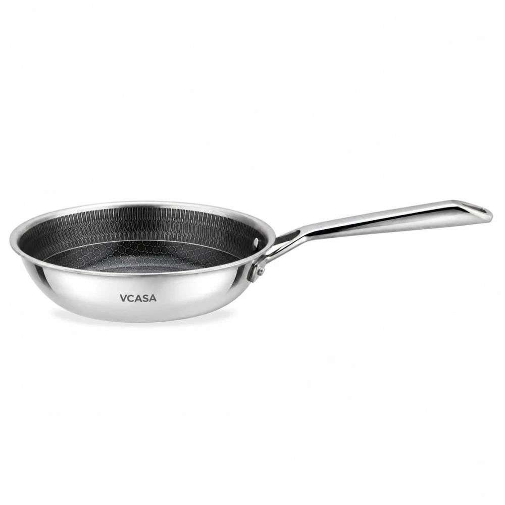 Keptuvė stal danga non-stick honeycomb, śr.20cm 1,3l vcasa
