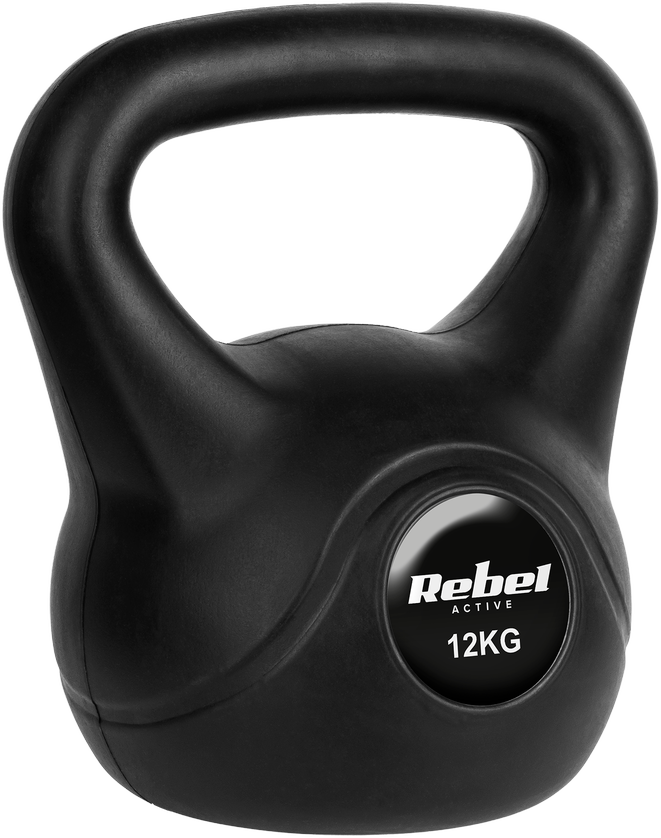Kettlebell 12 kg, REBEL ACTIVE