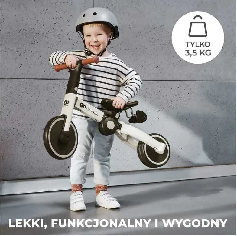 KINDERKRAFT triratukas 3in1 4Trike pilkas, KR4TRI22GRY0000