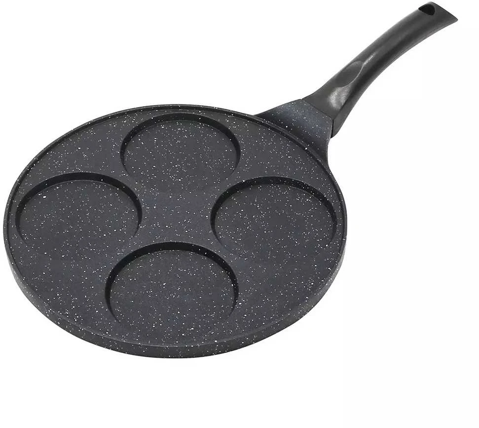 Patelnia Keptuvė Kinghoff blynų keptuvė, aliuminio, juodo marmuro, skersmuo 26,5 cm
