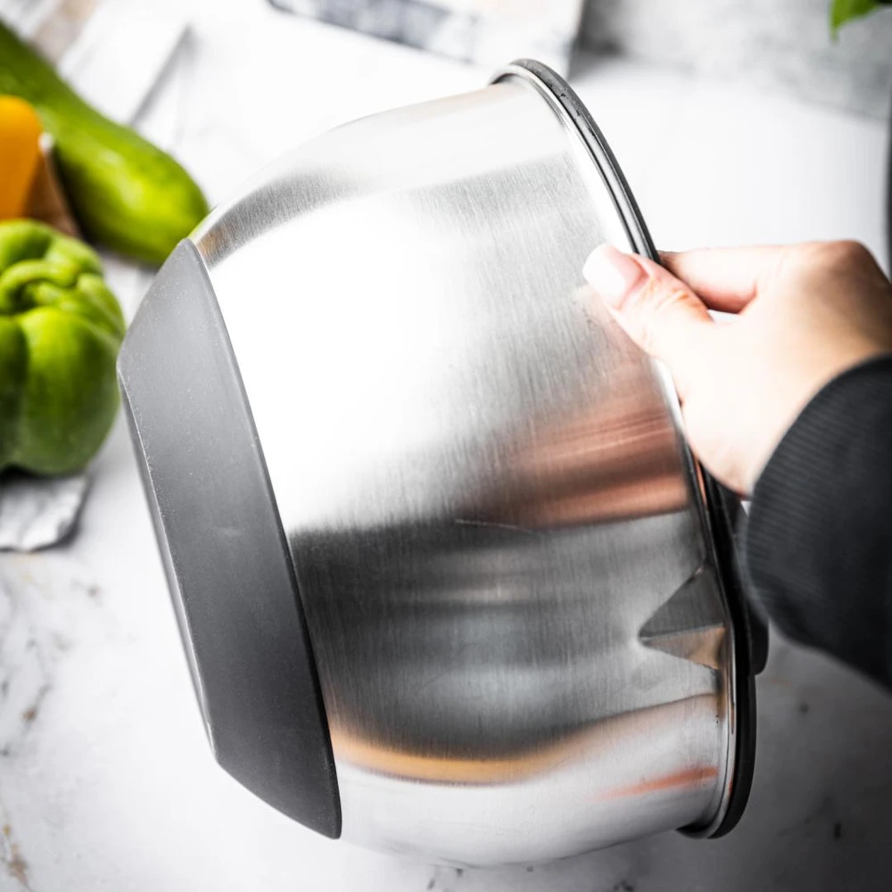 King Hoff Plieninis dubuo su dangčiu, daugiafunkcis, juodas, talpa 5 l, kinghoff, kh-1861