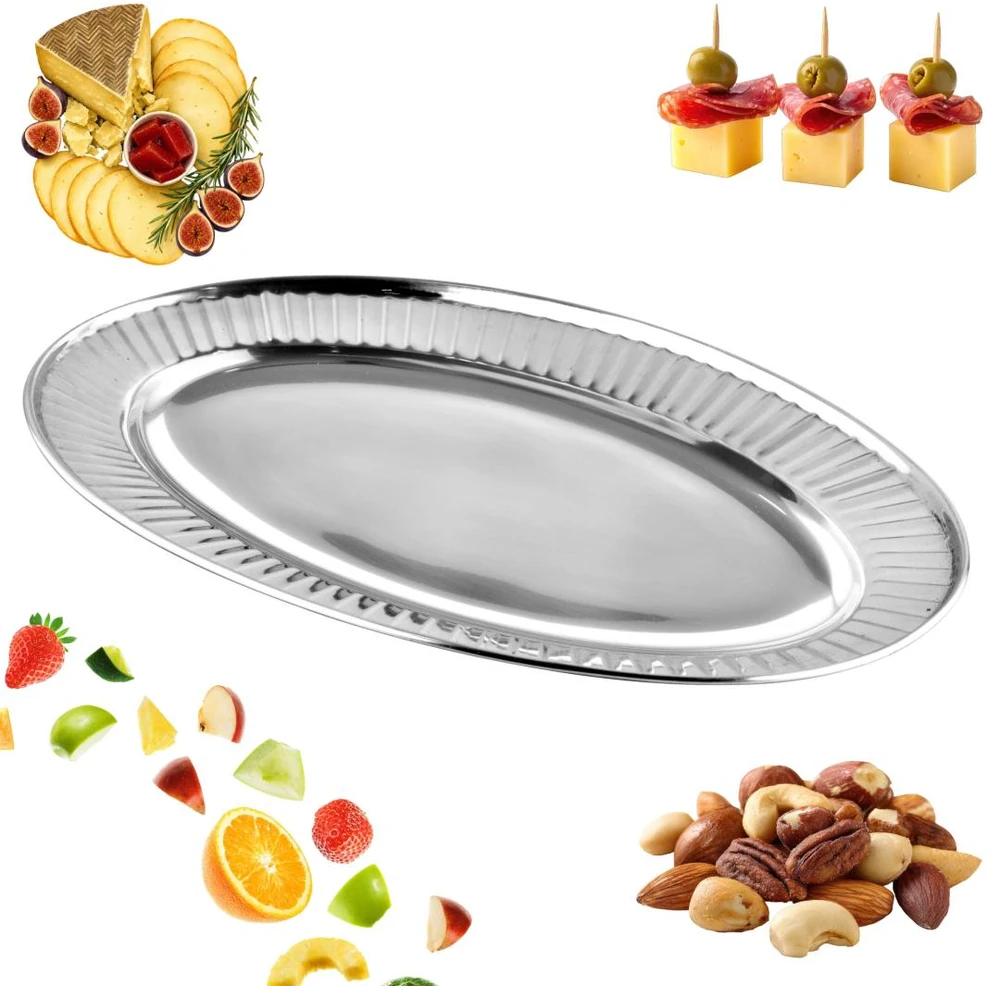 King Hoff Taca owalna, stal 25cm kinghoff