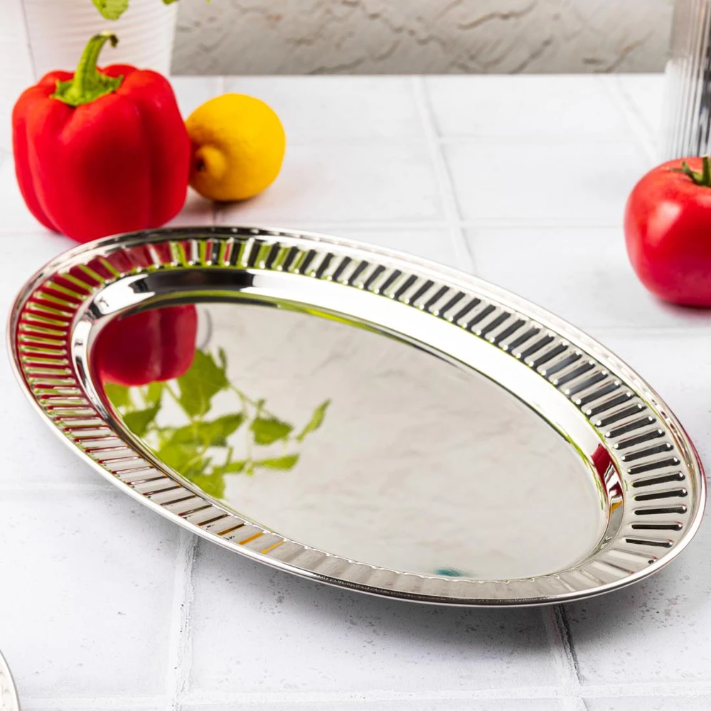 King Hoff Taca owalna, stal 35cm Kinghoff