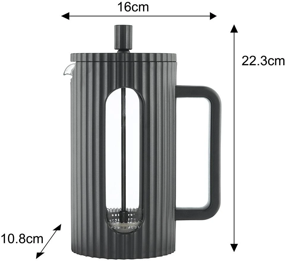 Klausberg Kavos/arbatos virimo aparatas su presu, talpa 1 l, juodas, kb7751