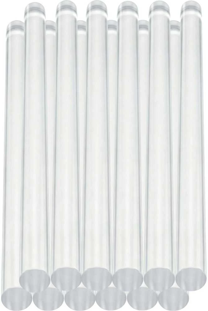 Klej Universalūs klijų pieštukai, 11 mm, skaidrūs, vnt. 12 * 250 mm, kartonas, prolinas