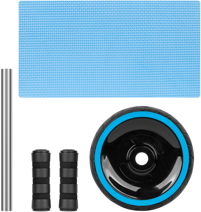 Vienas ratas, volelis pilvo raumenų pratimams AB Wheel AB-1, REBEL ACTIVE