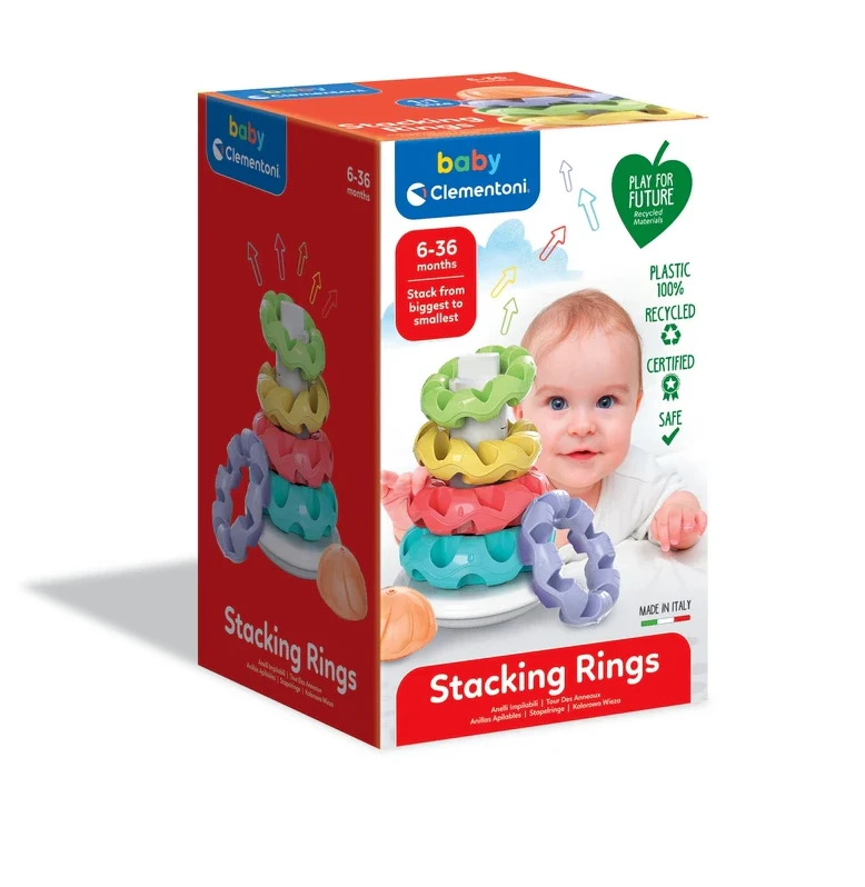 Piramidė Clementoni Baby Spalvingas bokštas