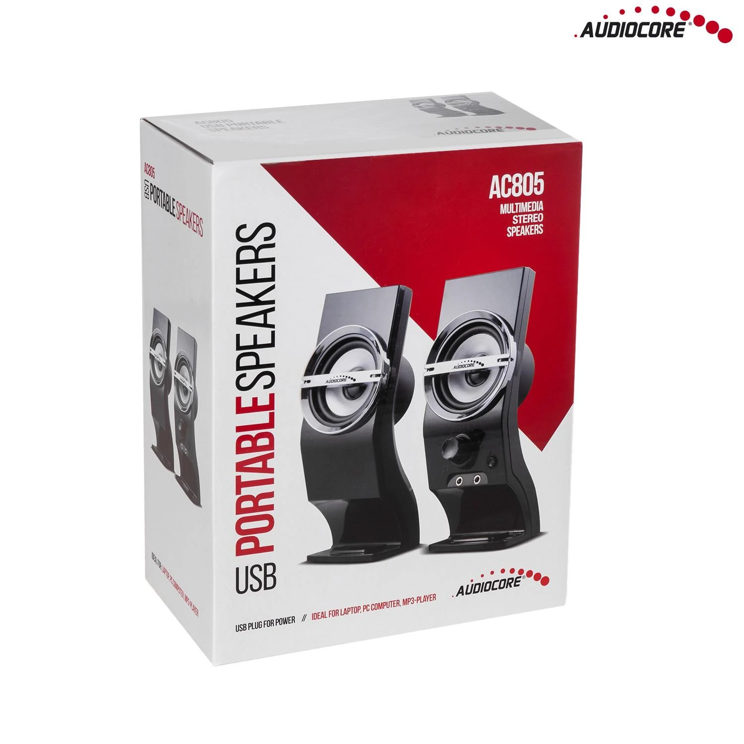 Kompiuterio kolonėlės Kompiuteriniai garsiakalbiai Audiocore AC805, juoda