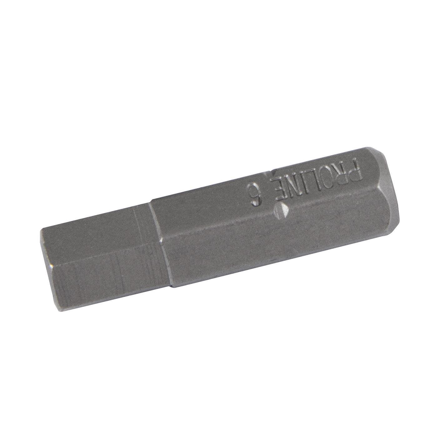 Końcówka 1/4 colio 6 kampų antgalis, 3 mm, ilgis 25 mm, 10 vnt. prolino [p]