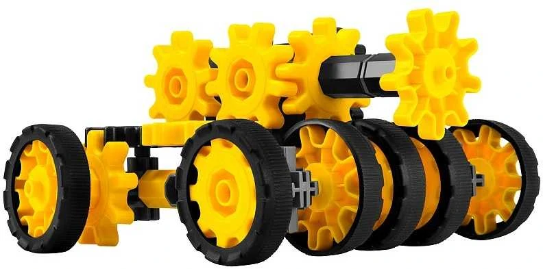 Konstrukciniai kaladėlės Korbo Machine 61 el.