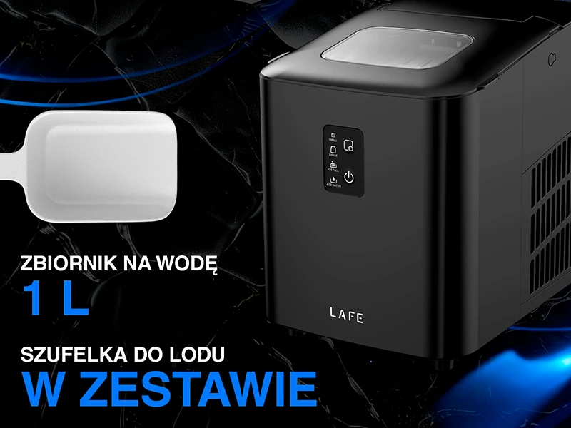 Nezatříděno Lafe ledo kubelių gaminimo aparatas juodas