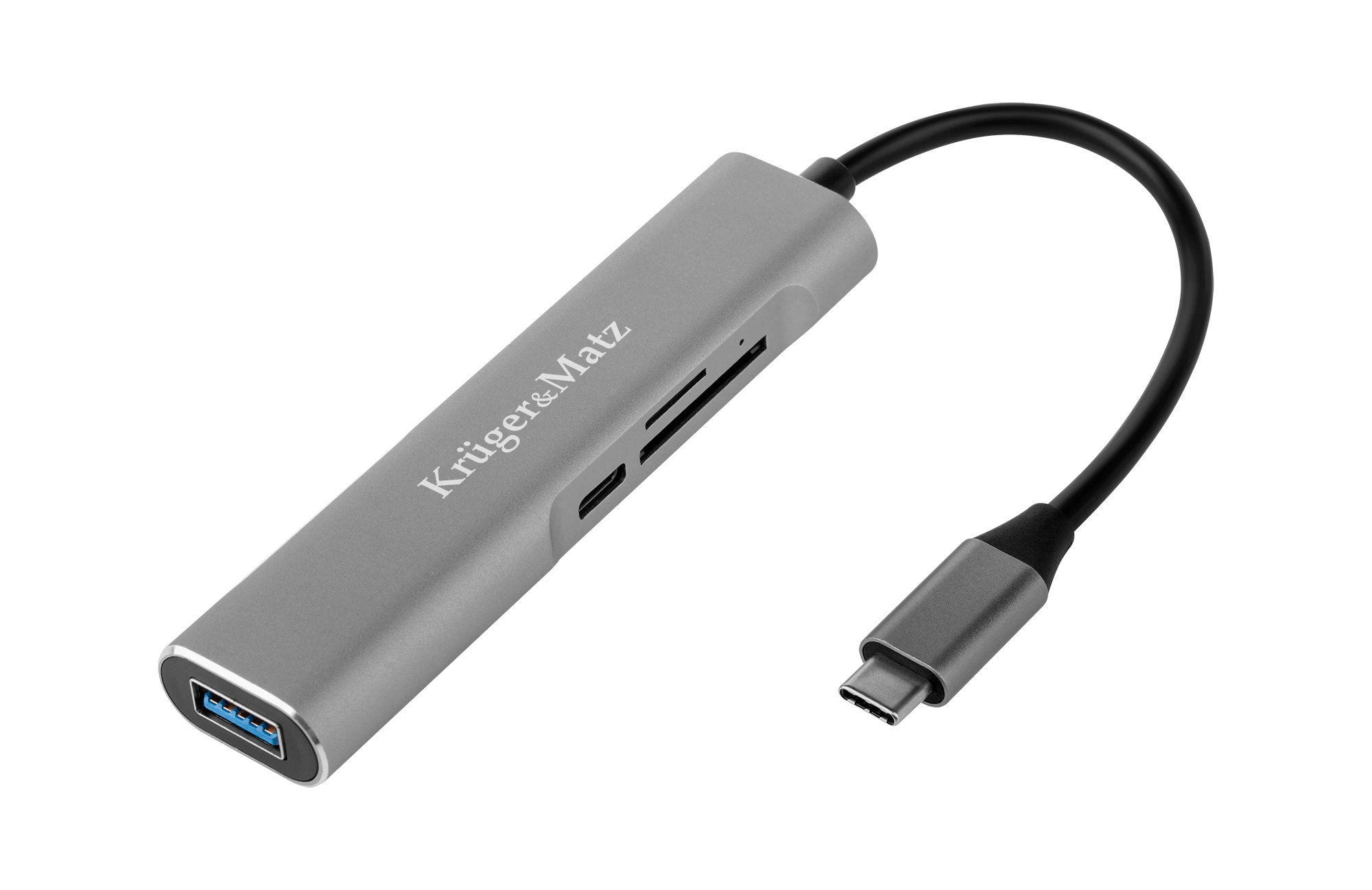 Kruger & Matz USB-C keitiklis su kortelių skaitytuvu