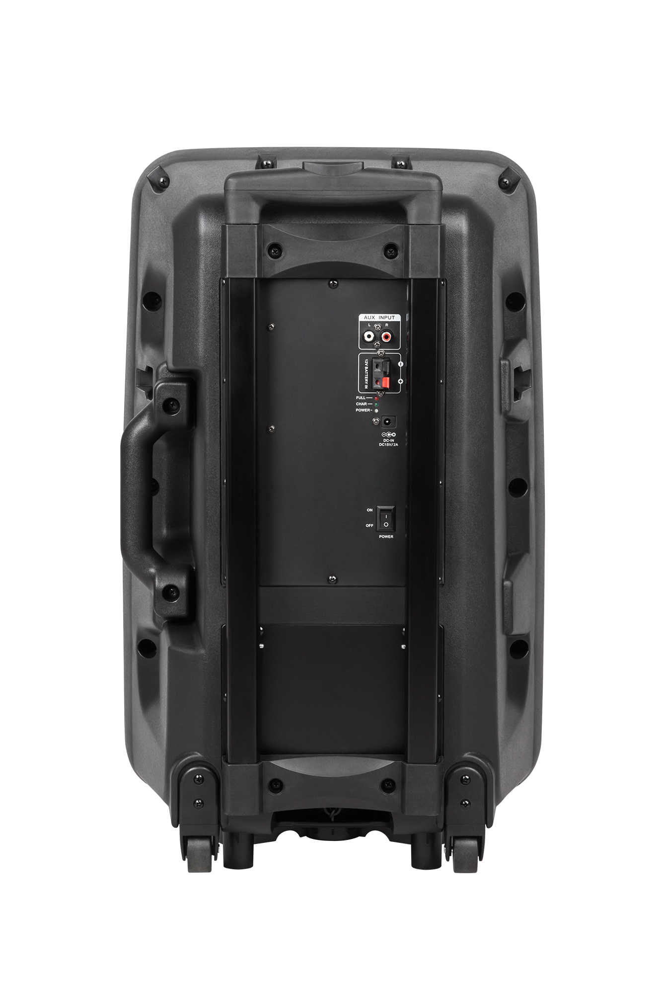 Kruger & Matz Aktyvus garsiakalbis (su 2 belaidžiais mikrofonais UHF, SD, Bluetooth, FM, USB) 40 W