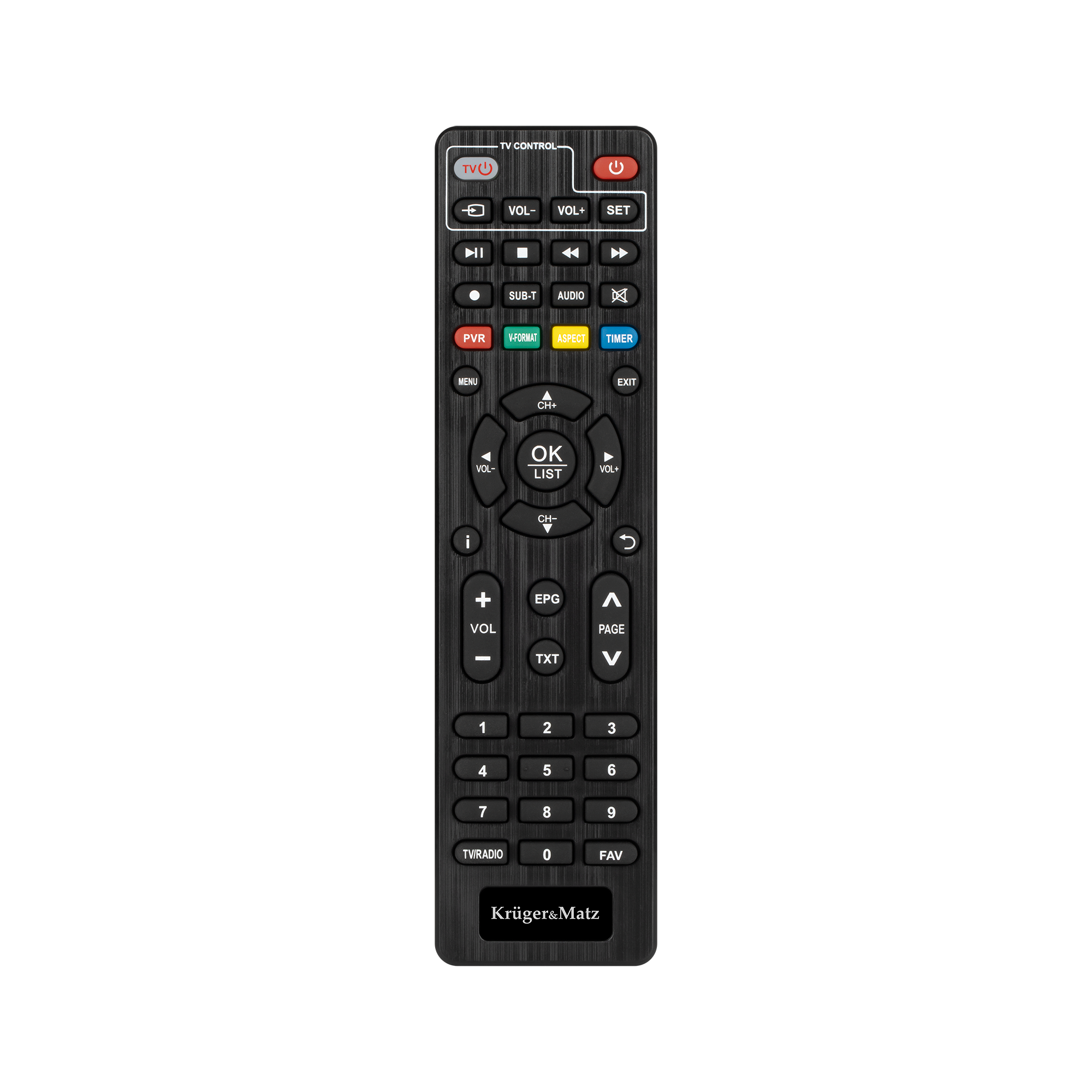 Kruger & Matz DVB-T2 HEVC H.265 mini imtuvas per HDMI