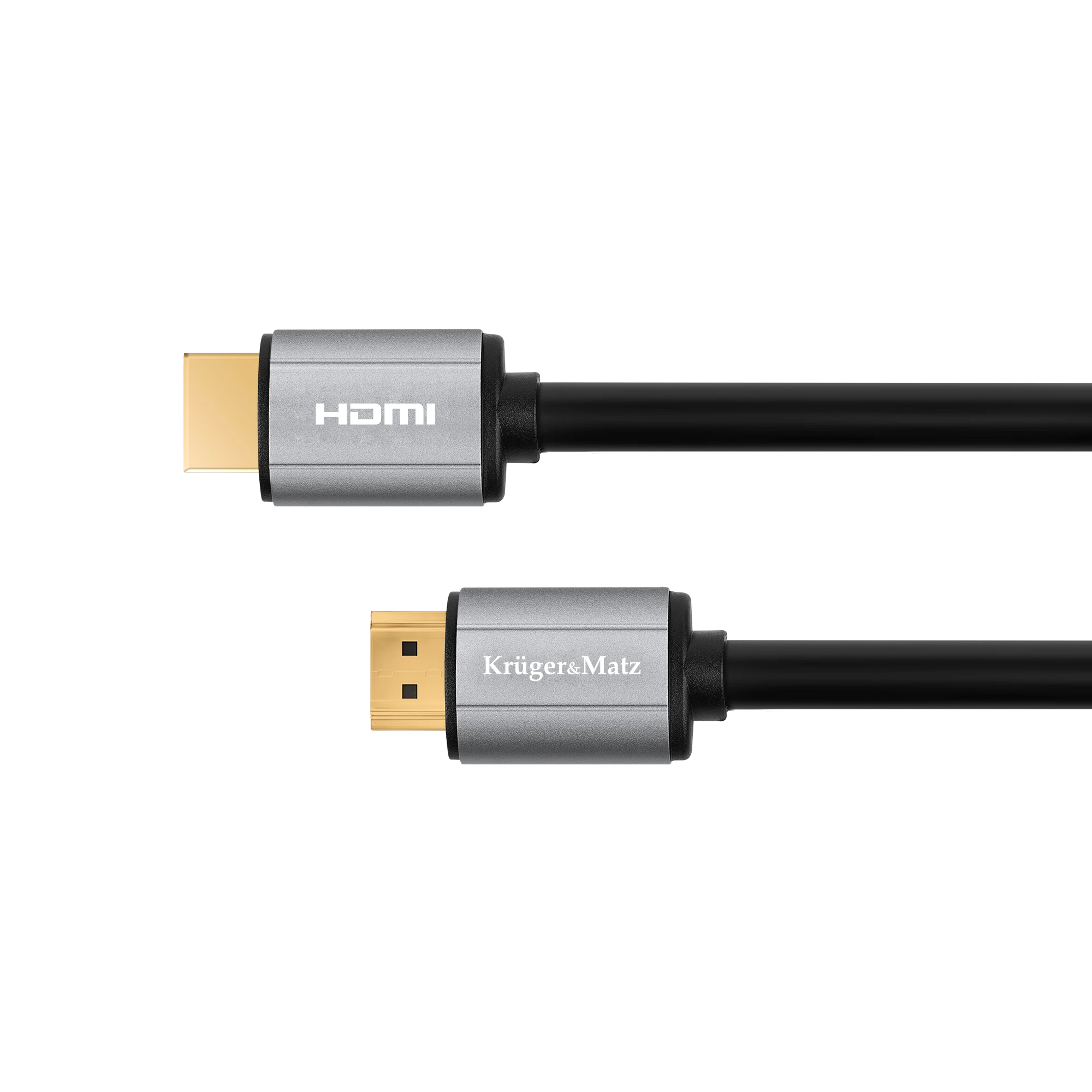 HDMI kabelio jungtys su Krüger&Matz logotipu