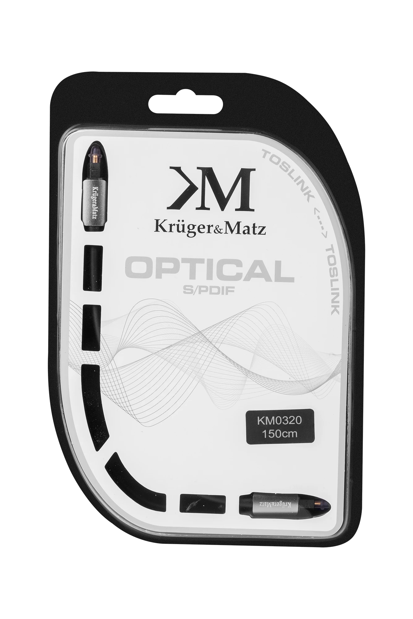 Kruger & Matz optinis kabelis 1.5 m pakuotėje