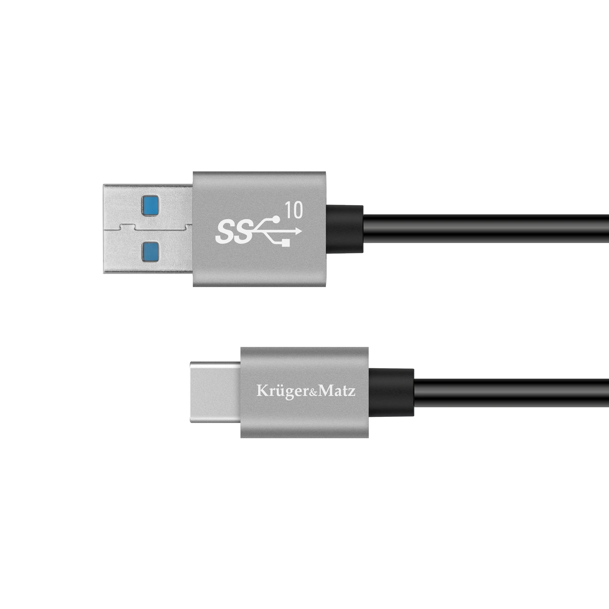 Kruger & Matz USB - USB C kabelis 10 Gbps 0.5m
