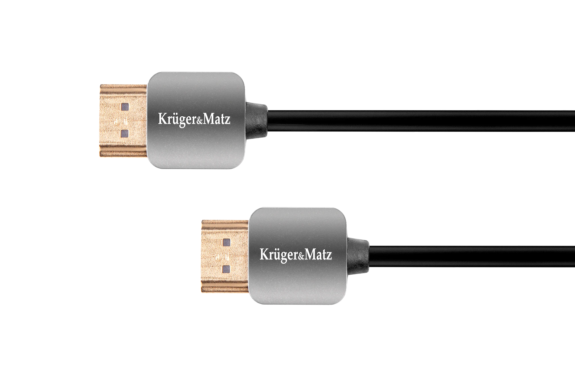 Kruger & Matz HDMI kabelio jungtys su metaliniu korpusu