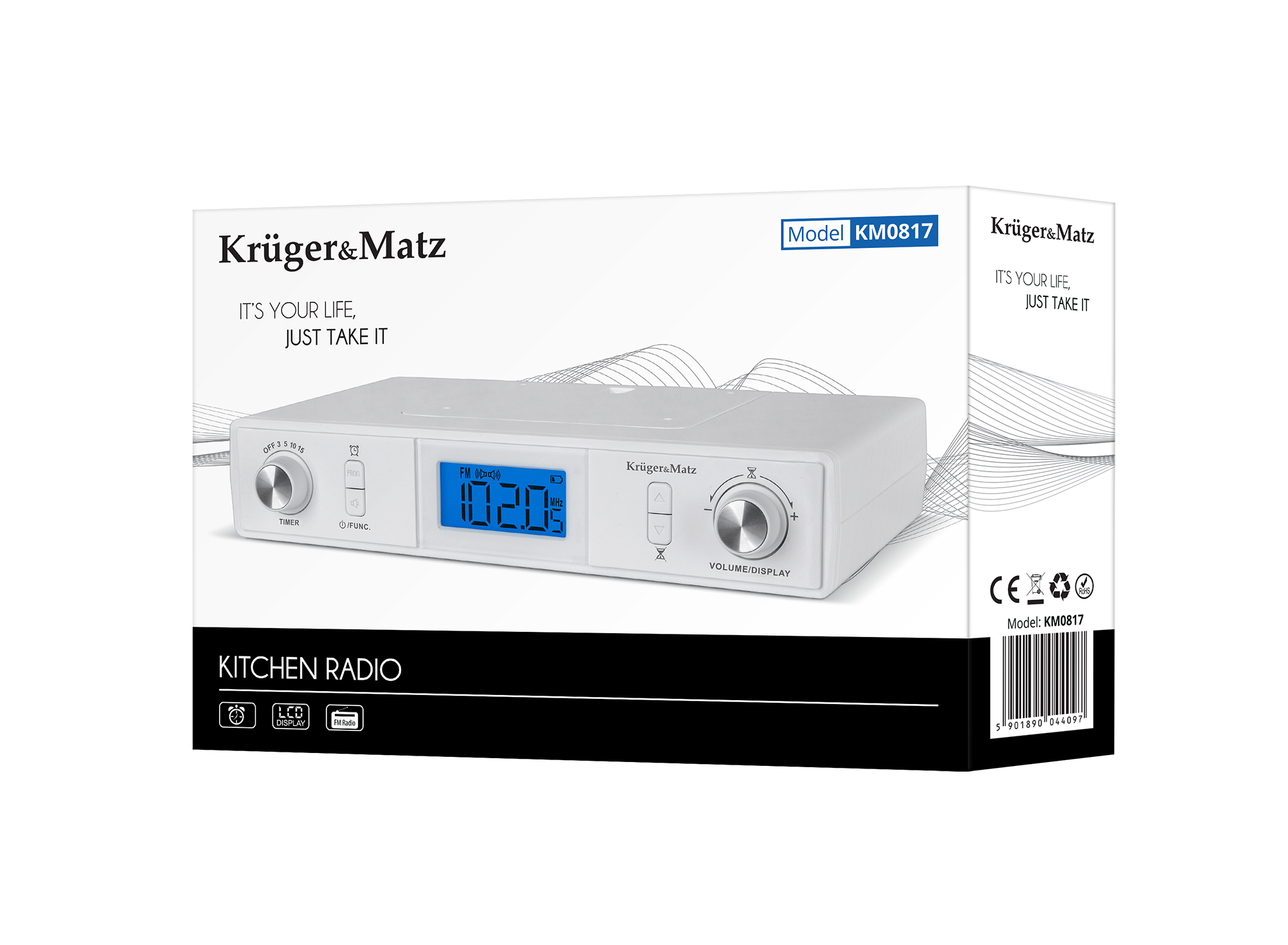 Virtuvės radijas su Bluetooth Kruger & Matz KM0817