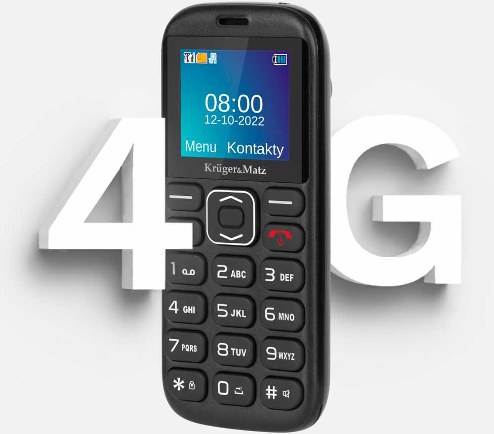 GSM telefonas senjorams Kruger & Matz Simple 922 4G