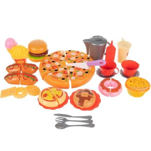 Kruzzel Žaislinis greito maisto rinkinys Play house