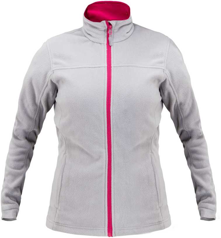 Lahti Pro Bluza, Moteriškas flisinis džemperis, pilkas ir rožinis, „2xl“, ce, Lahti