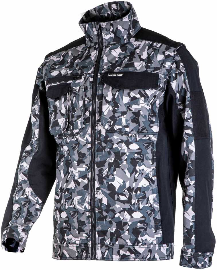 Lahti Pro Bluza, Megztinis su nuimamomis rankovėmis, pilkas ir juodas, "2xl", ce, lahti