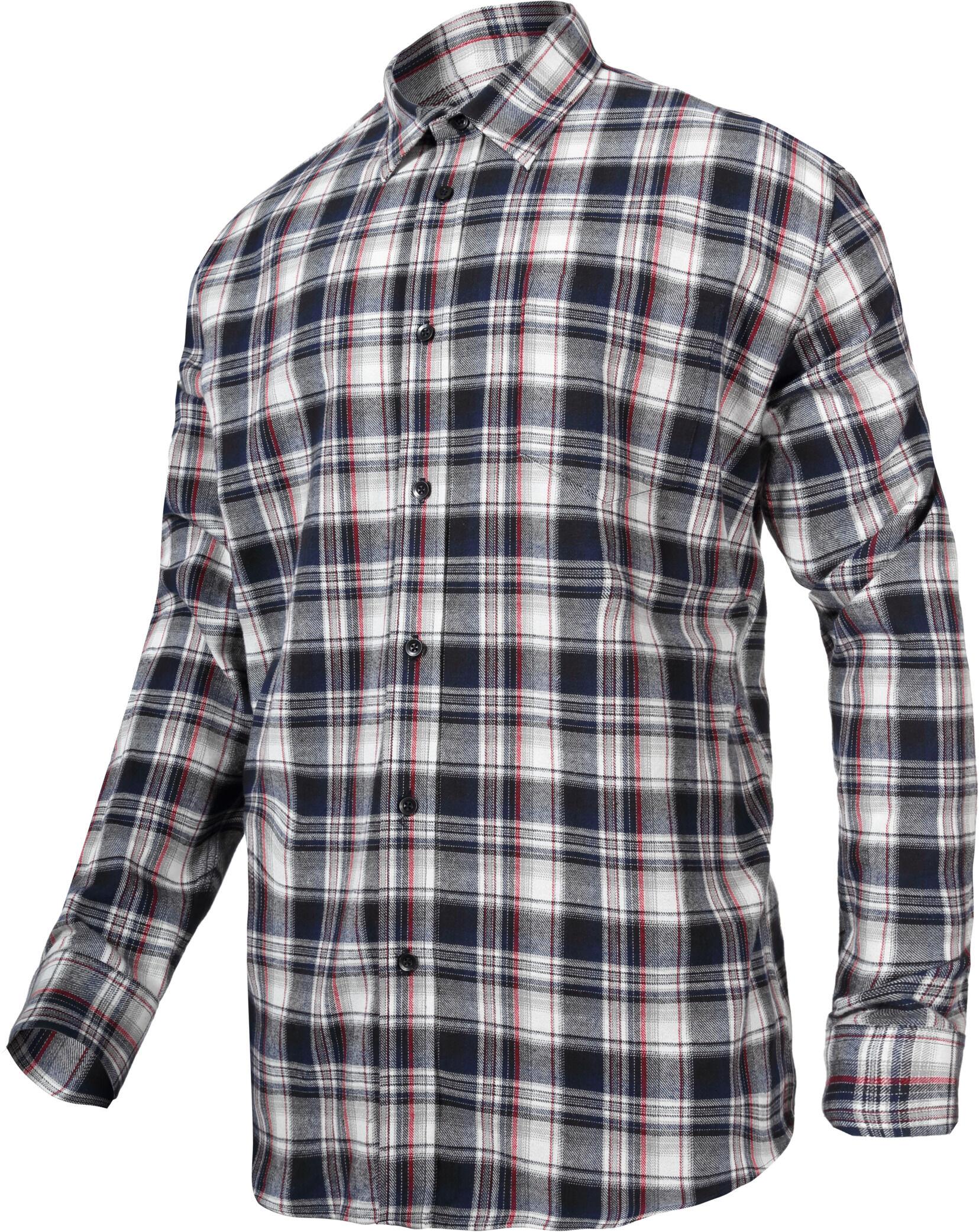 Lahti Pro Koszula Pilki ir juodi flaneliniai marškiniai, 170 g/m2, „xl“, ce, lahti