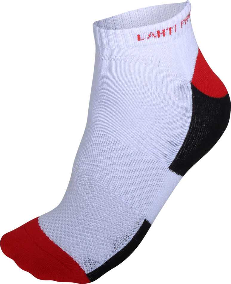 Lahti Pro Kojinės LAHTIPRO Darbo Baltos-Raudonos, trumpos, 3 poros, 43-46 dydis