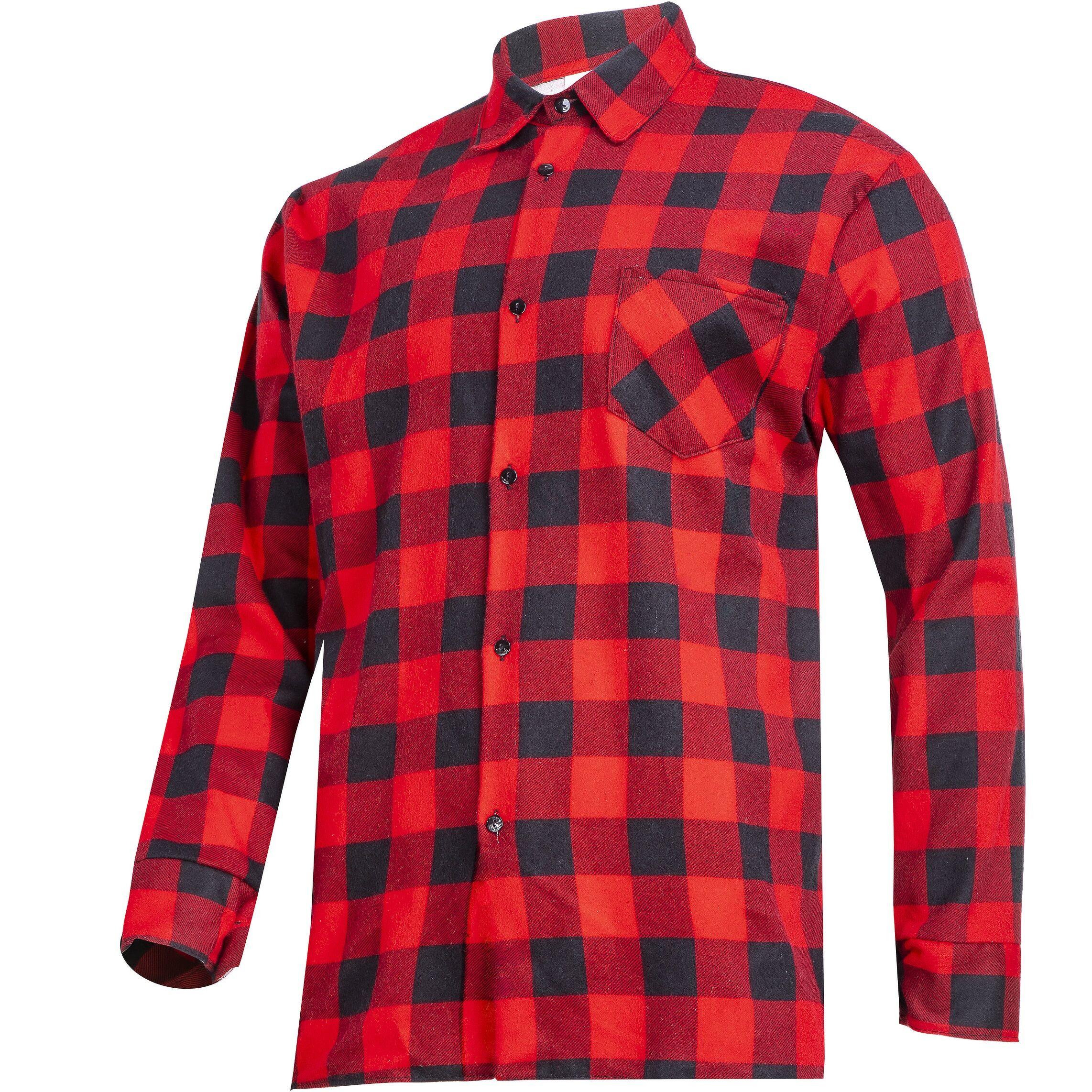 Lahti Pro Koszula Raudoni languoti flaneliniai marškiniai, 170 g/m2, "2xl", ce, lahti