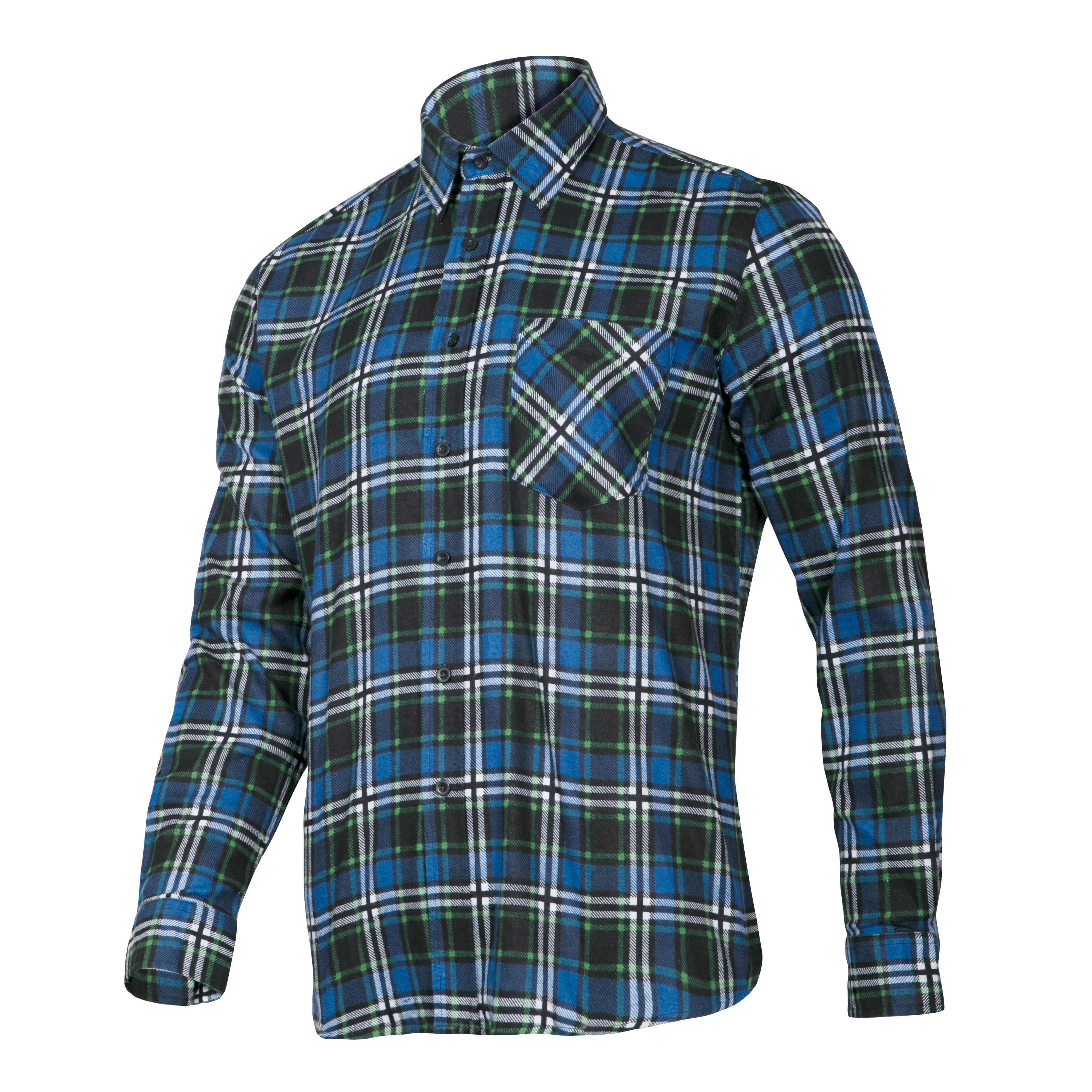 Lahti Pro Koszula Mėlyni languoti flaneliniai marškiniai, 170 g/m2, "L", ce, lahti