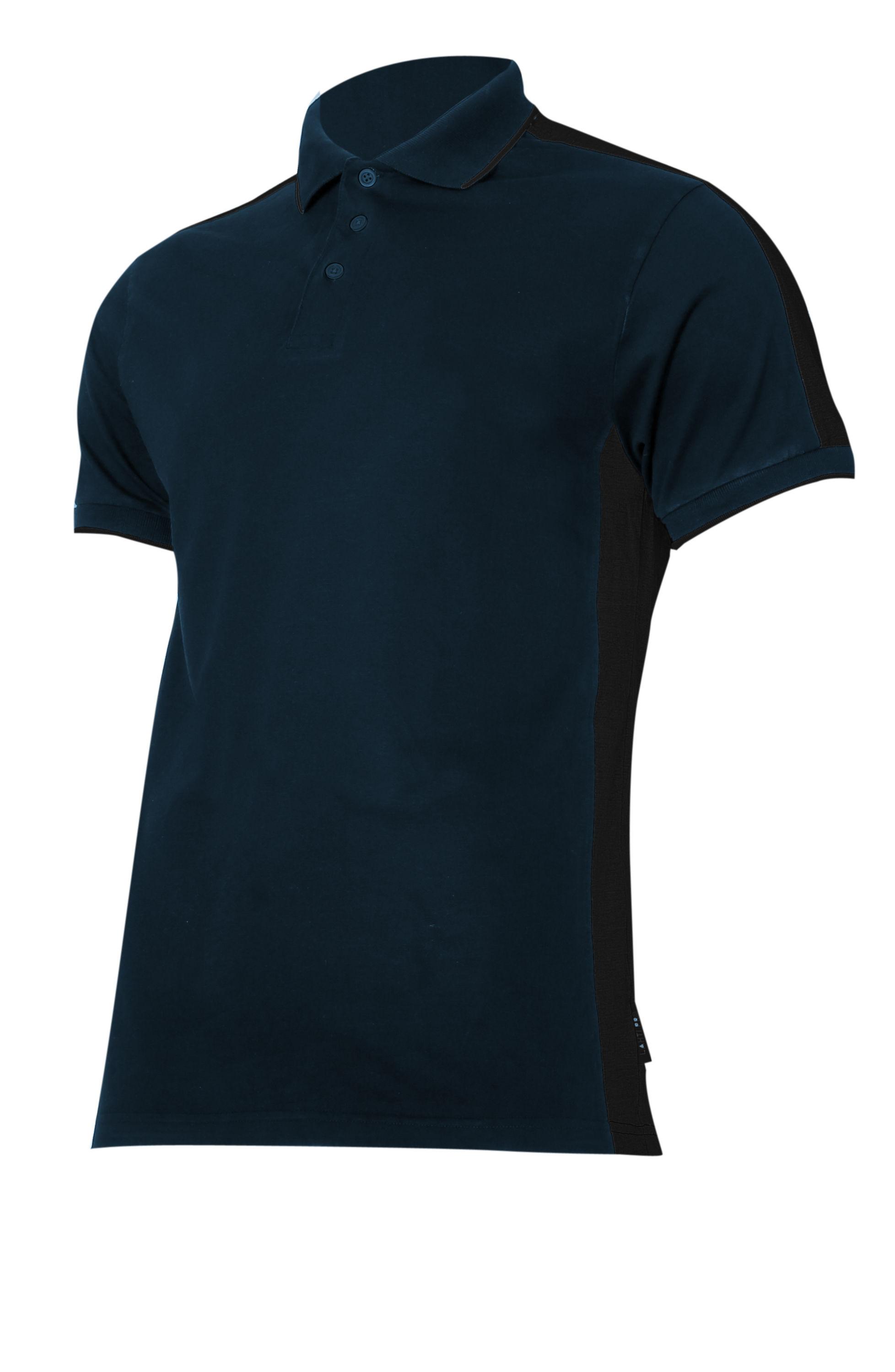 Lahti Pro Marškinėliai Polo marškinėliai 190g/m2, tamsiai mėlyni ir juodi, "2xl", ce, Lahti