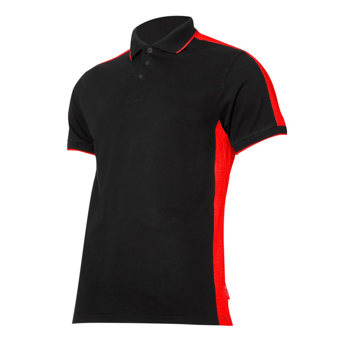 Lahti Pro Marškinėliai Polo marškinėliai 190g/m2, juodi ir raudoni, "s", ce, Lahti
