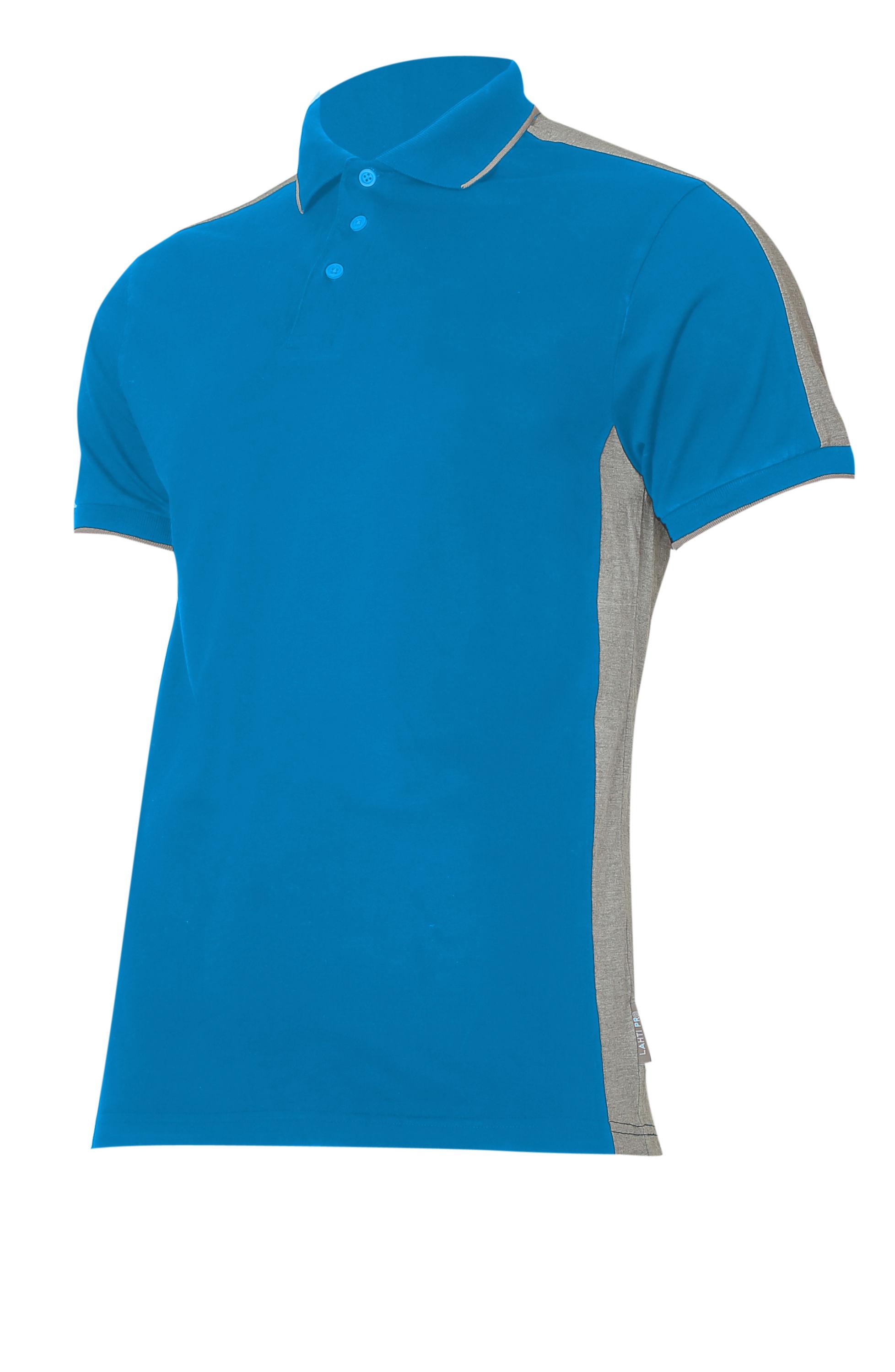 Lahti Pro Marškinėliai Polo marškinėliai 190g/m2, mėlynai pilki, "3xl", ce, lahti