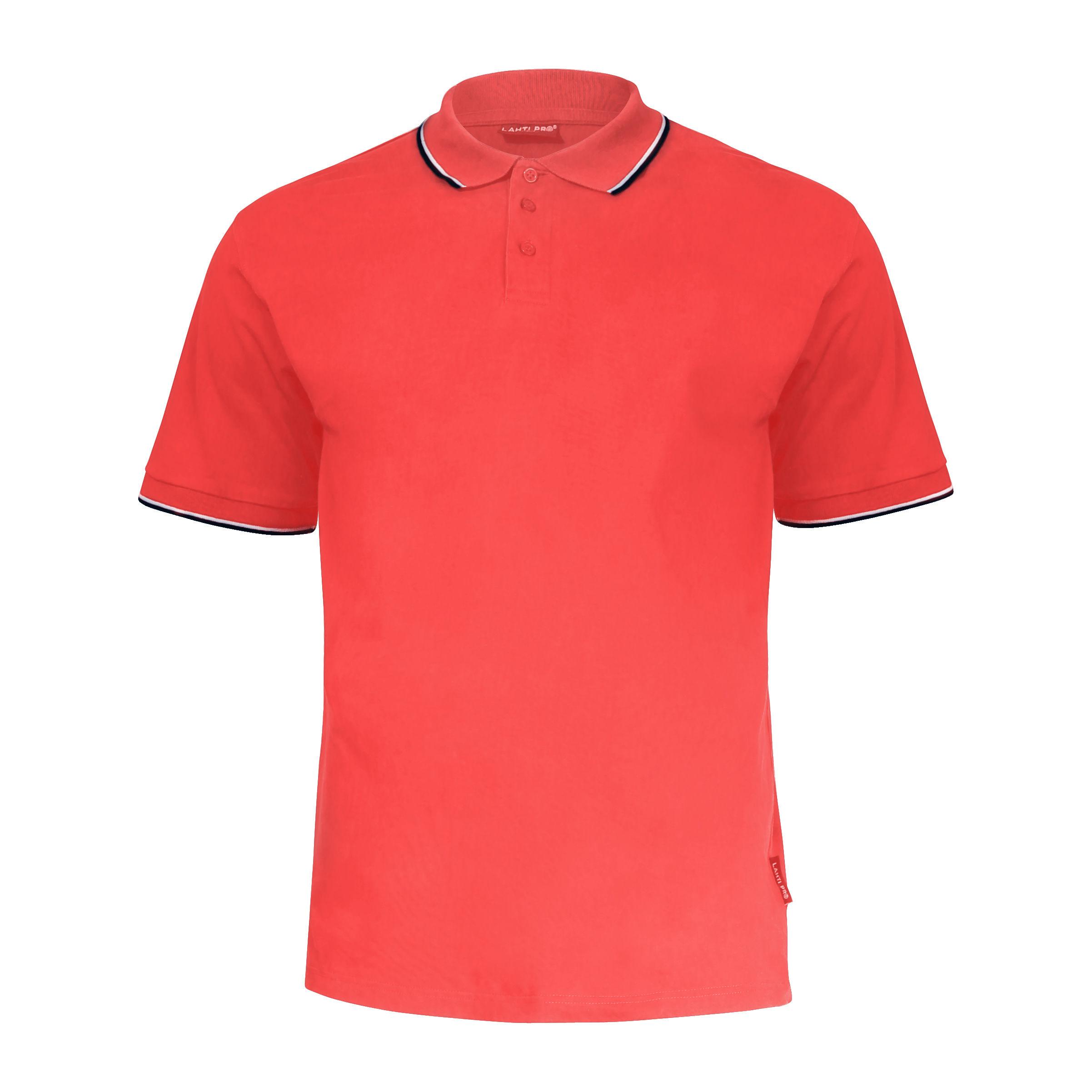 Lahti Pro Marškinėliai Polo marškinėliai 190g/m2, raudoni, "m", ce, lahti