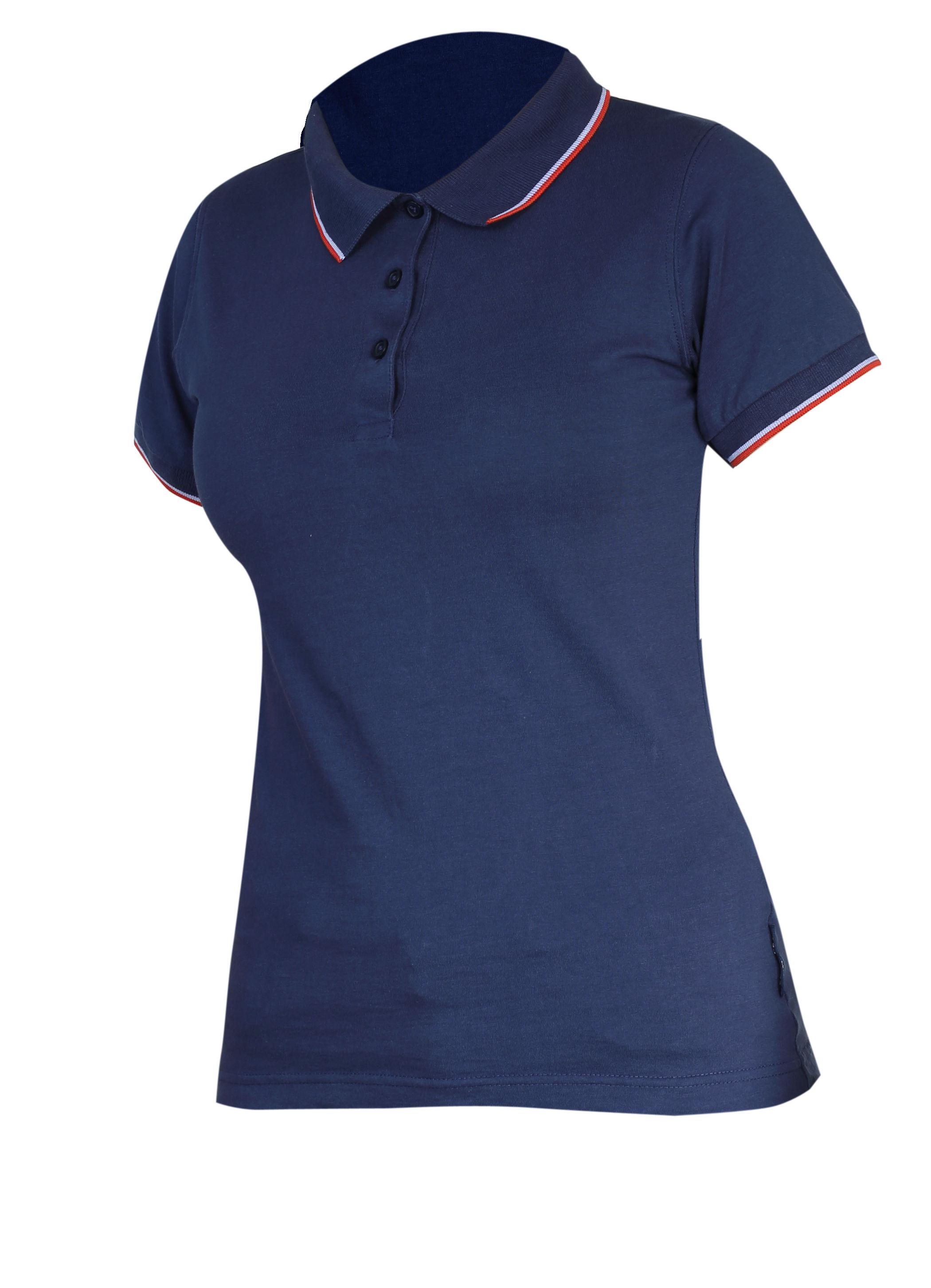 Lahti Pro Marškinėliai Moteriški polo marškinėliai 190g/m2, tamsiai mėlyni, "s", ce, Lahti