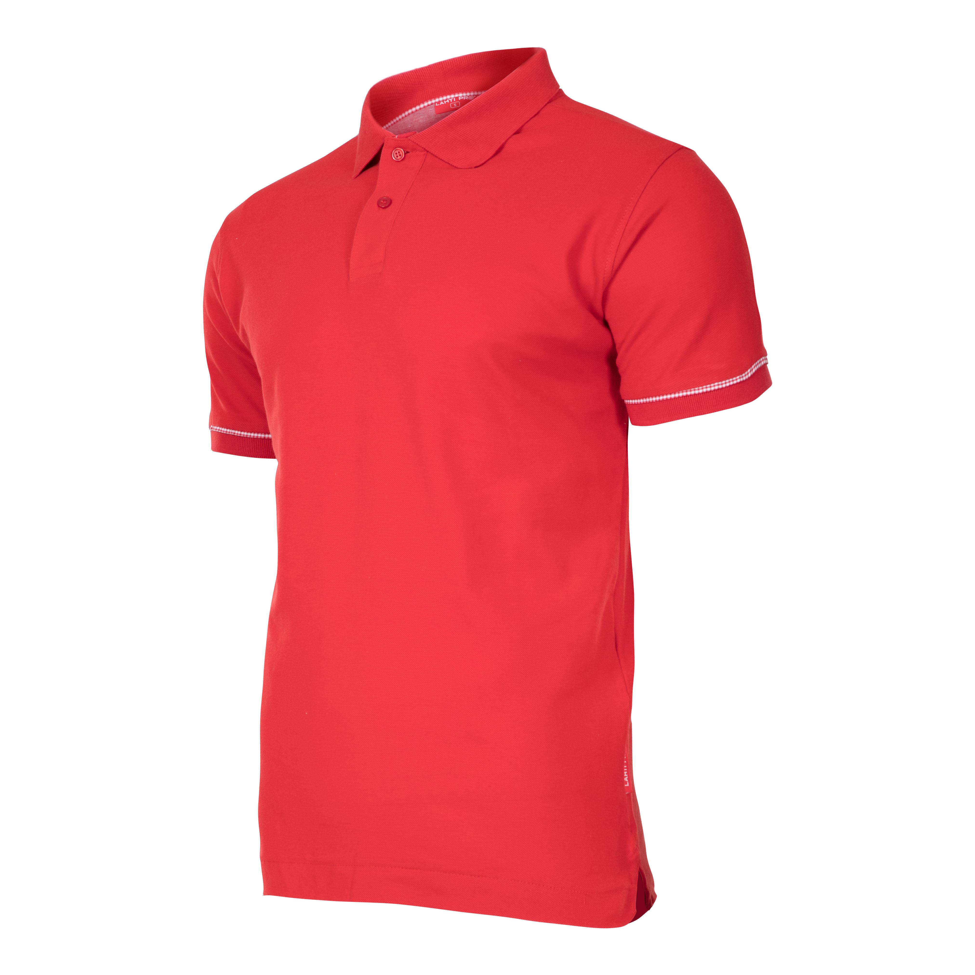 Lahti Pro Marškinėliai Polo marškinėliai, 220g/m2, raudoni, "m", ce, lahti