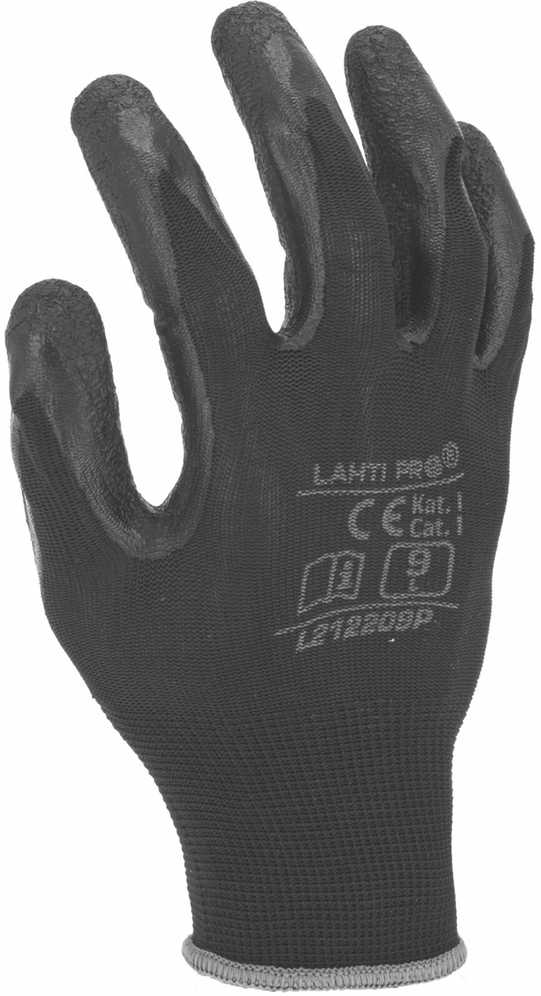 Lahti Pro Rękawice Juodos latekso pirštinės l212208p, 12 porų, "8", ce, Lahti