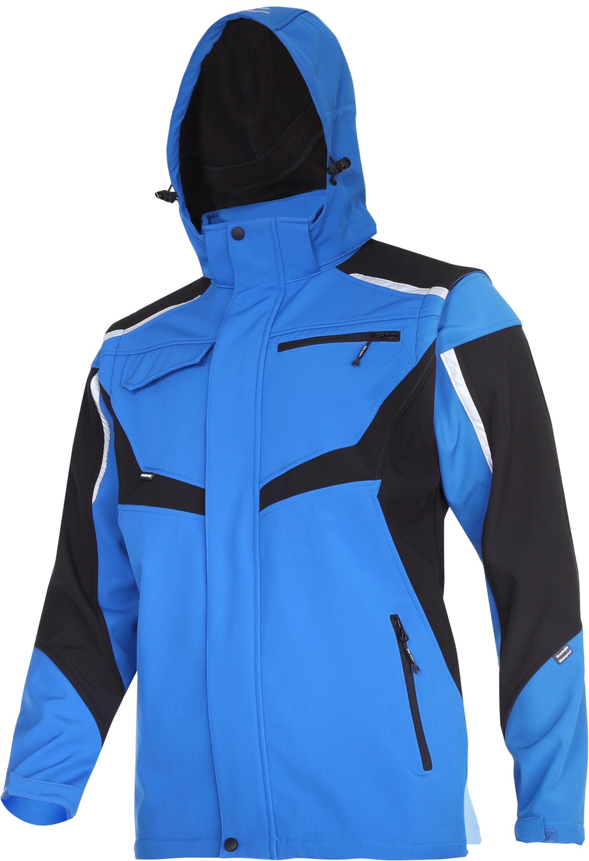 Lahti Pro Striukė Softshell striukė su gobtuvu ir rankovėmis, mėlyna, juoda, Lahti