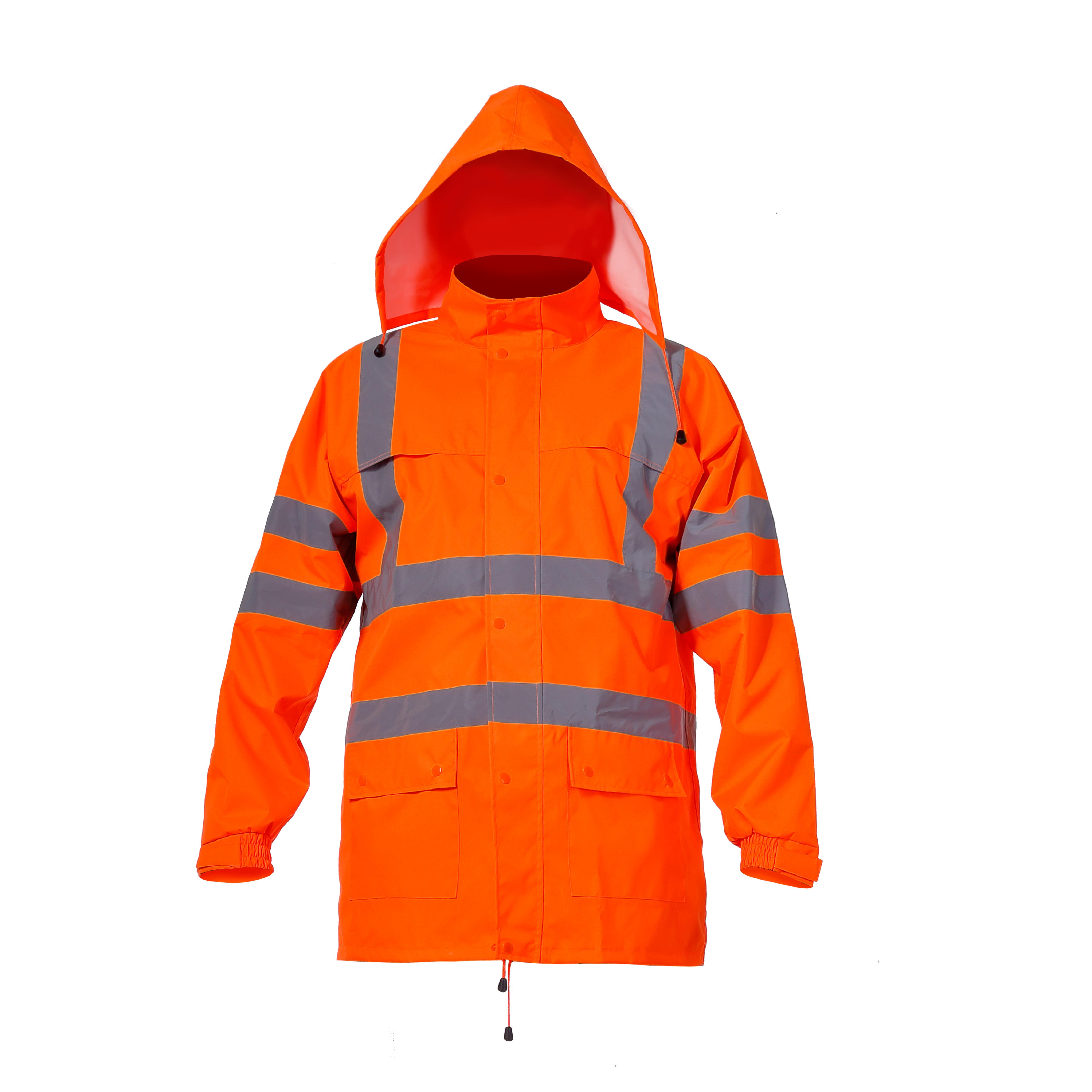 Lahti Pro Striukė Įspėjamasis lietaus striukė, oranžinė, „m“, ce, Lahti